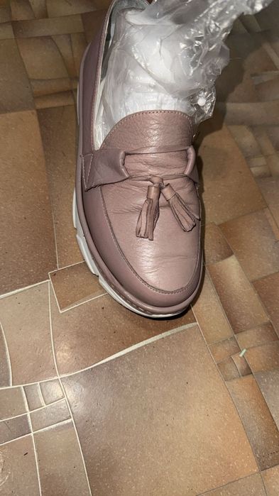 Кожанные танкетки