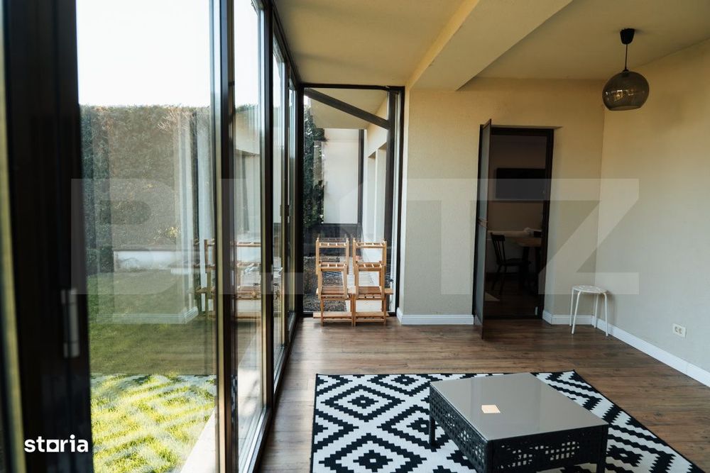 Casa individuala de inchiriat, 120 mp cu garaj si dorari moderne