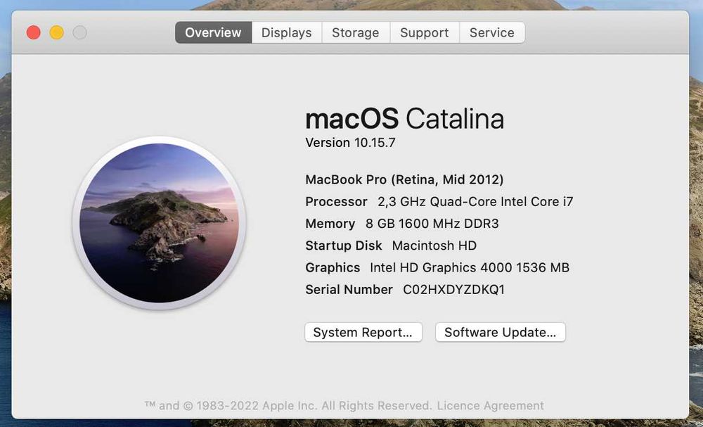 MacBook Pro Retina 15" (Mid 2012) - i7 / SSD / NVIDIA