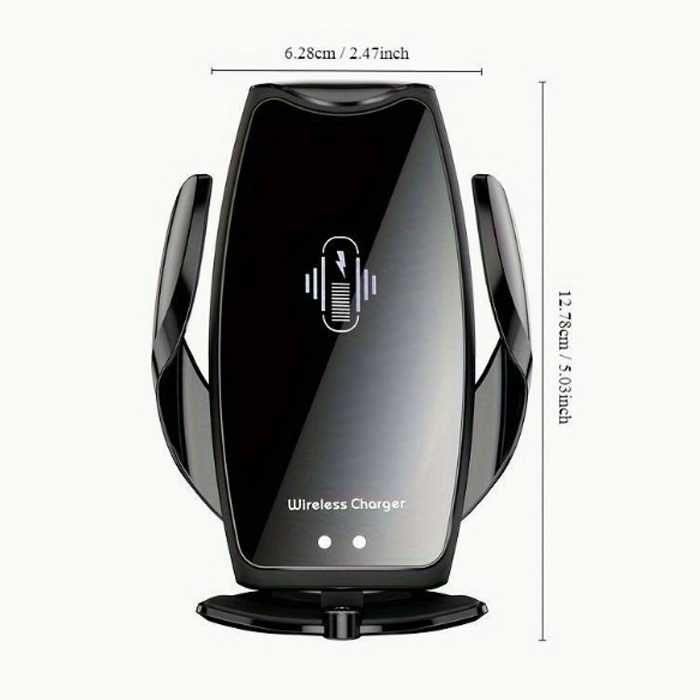 Поставка за телефон с Wireless Charger PG154 - Черна