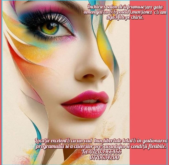 Ofer spre închiriere post manichiură, cosmetică