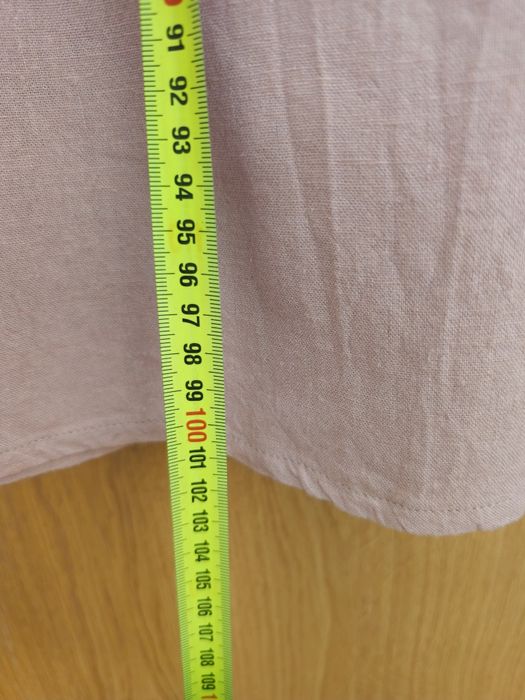 Rochie Maternity 12, L, in si viscoza, roz pudra