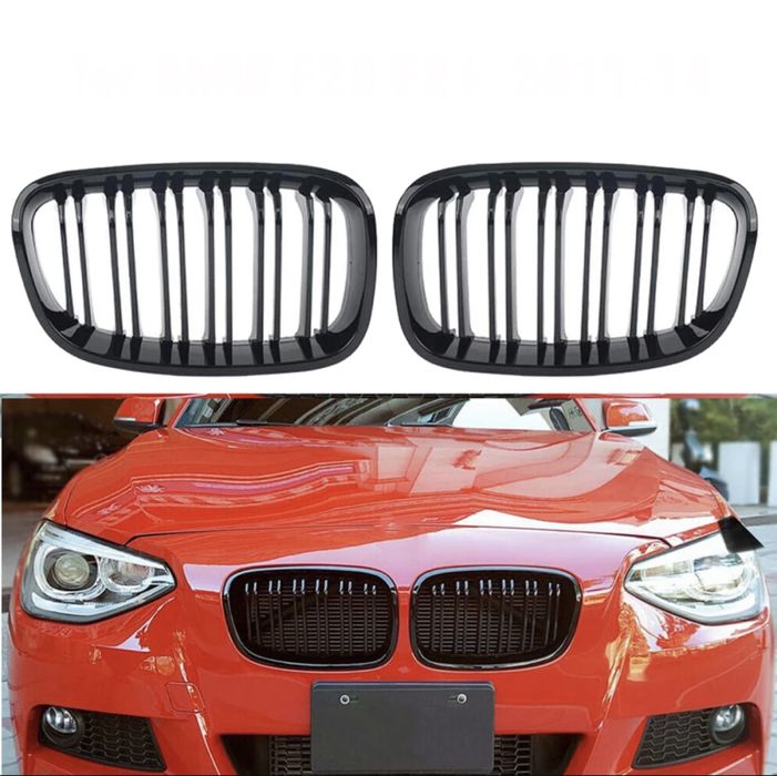 Grila Dubla nari Negru Lucios nfl pre lci BMW seria 1 F20 F21