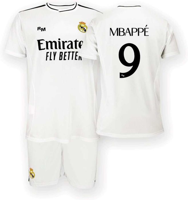 Real Madrid FC Mbappe 9  Детски Комплект