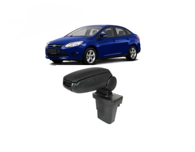 Подлакътник за Ford Focus III 2012-2015г, черна еко кожа