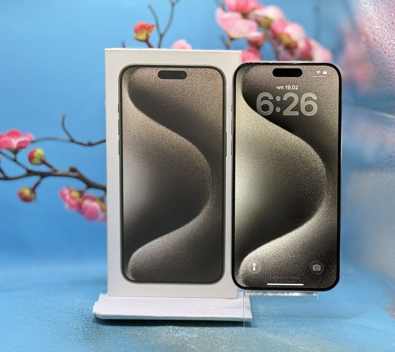 ГАРАНЦИОНЕН!!! Apple iPhone 15 Pro Max, 256GB, 5G, Natural Titanium