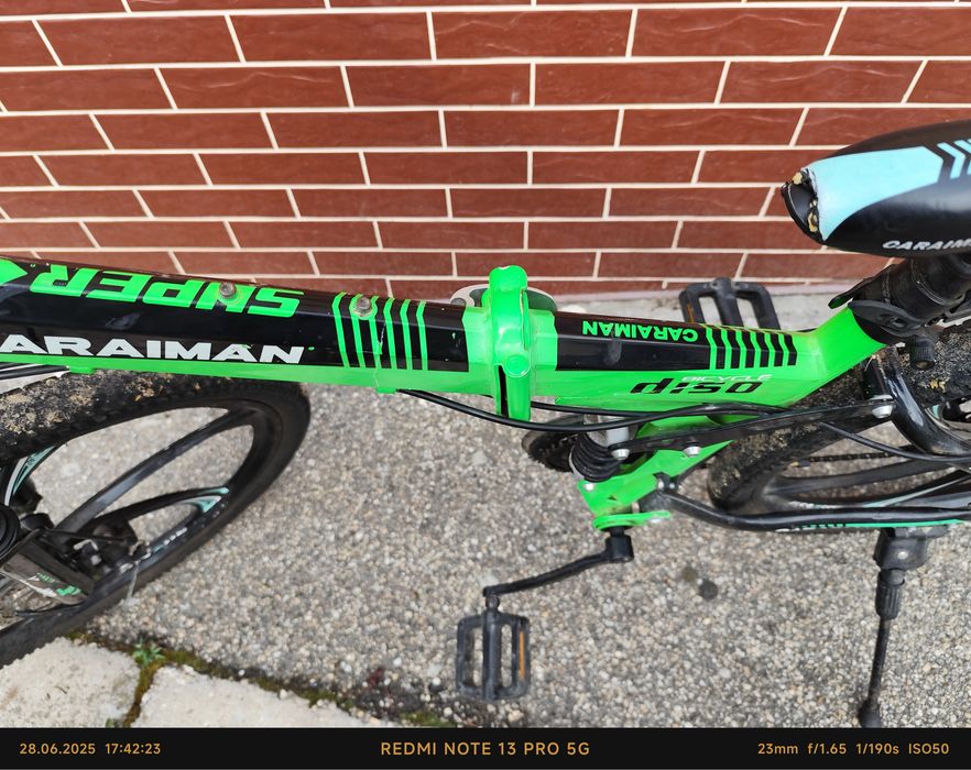 Bicicleta caraiman pliabila full suspension