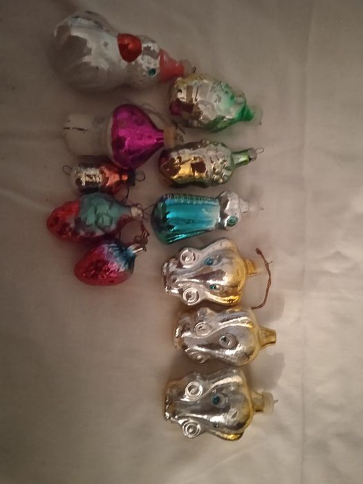 Ёлочные советские игрушки