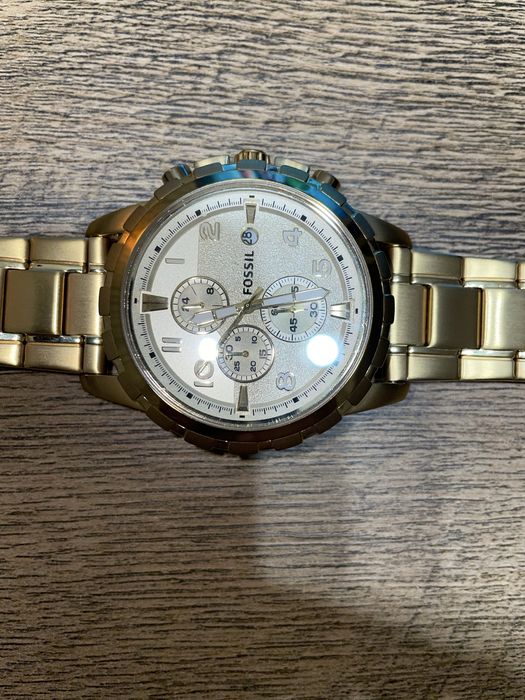 Fossil Ceas Barbati Fossil Chronograph Auriu