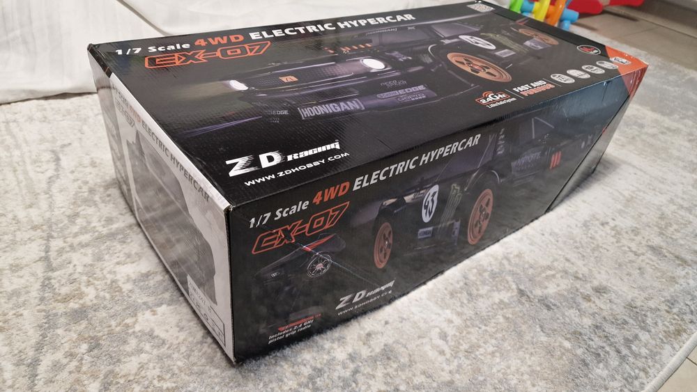 ZD Racing EX-07 1/7 6S Hypercar - NOUĂ, Sigilată pe şasiu!