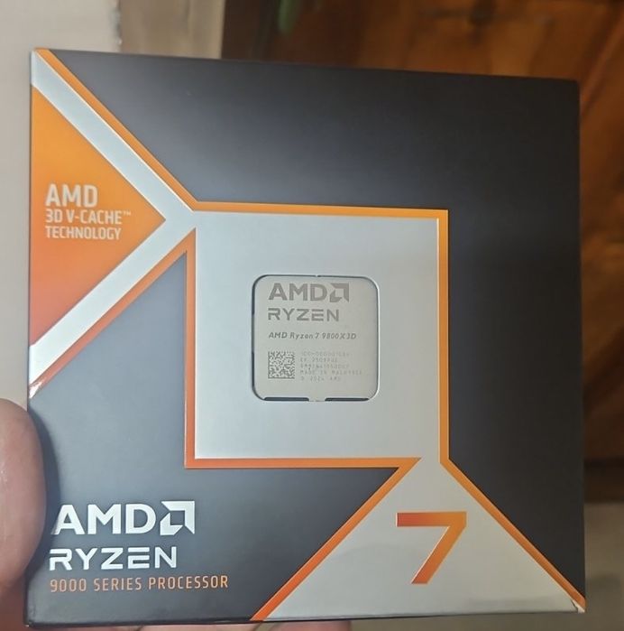 Нов AMD Ryzen 7 9800X3D 8-Cores CPU АМД процесор