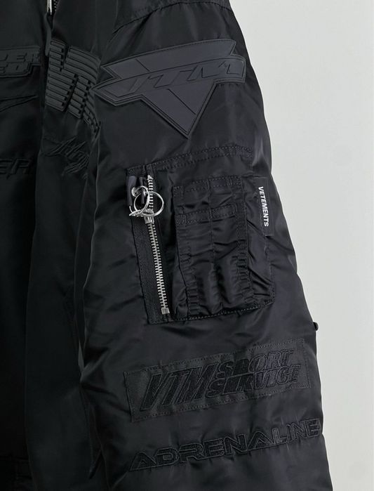 Vetements racing bomber