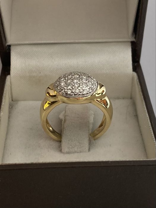 Inel aur 18kt.cu diamante 0.55ct