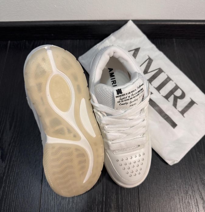 Adidasi Amiri MA1 Alb White - Full Box