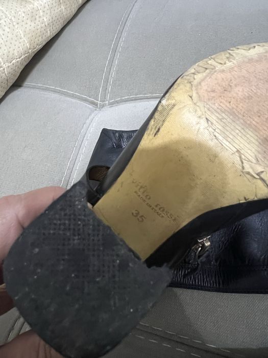 Сапоги  кожаные Италия