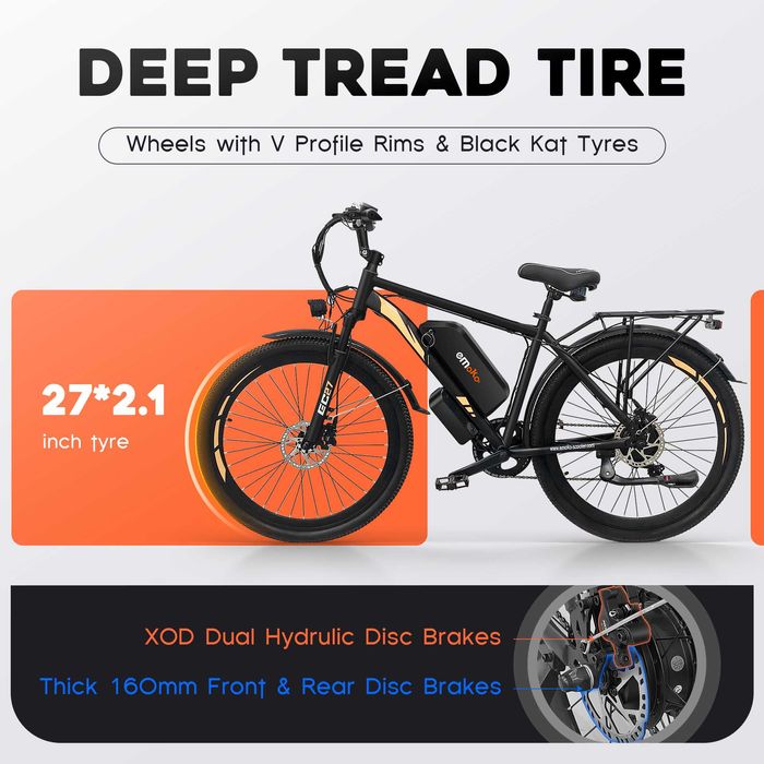 Електрически велосипед/колело EMOKO EC27 500W 17.5AH