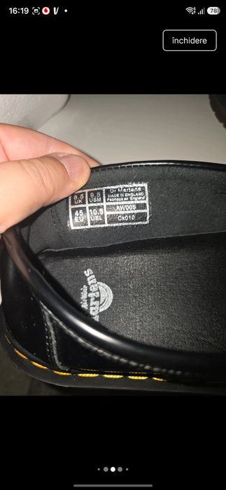 Dr.  Martens 45 Adrian negru