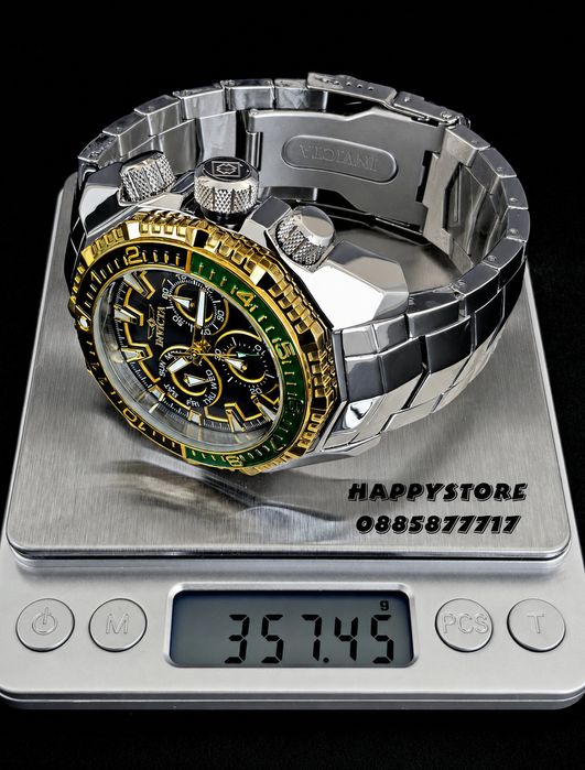 INVICTA Akula Kromo Swiss 55 mm, Инвикта нов мъжки часовник