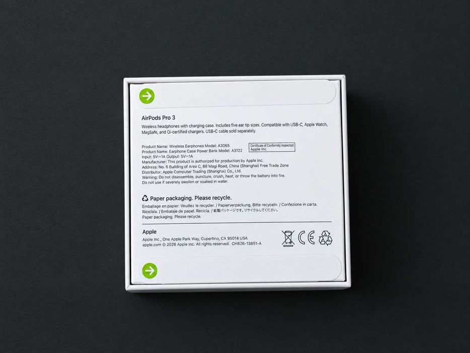 AirPods Pro 3, noi si sigilate