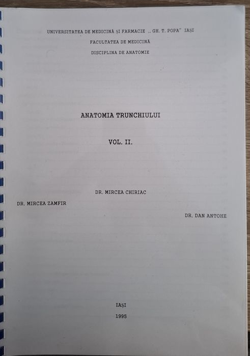 Materiale de studiu Facultatea de Medicină Ovidius