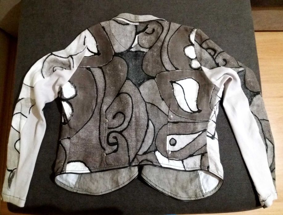 Късо ленено сако