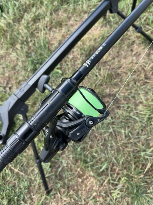 Lansete Fox Eos Pro 3.90m 3.5lb + Tazura mx 14000 magnesium