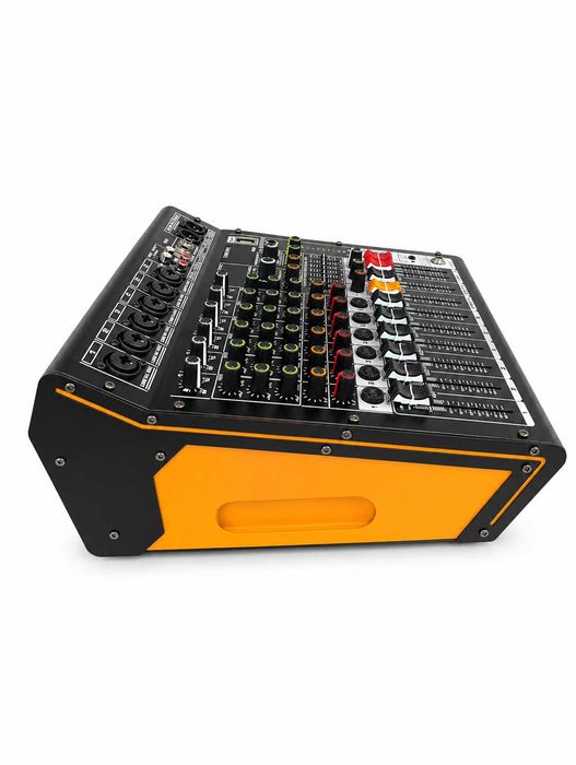 Mixer audio 2 x 450W 6 canale KTN6 Stereo canal 16 Efecte DSP cu amplificator Bluetooth USB Egalizator