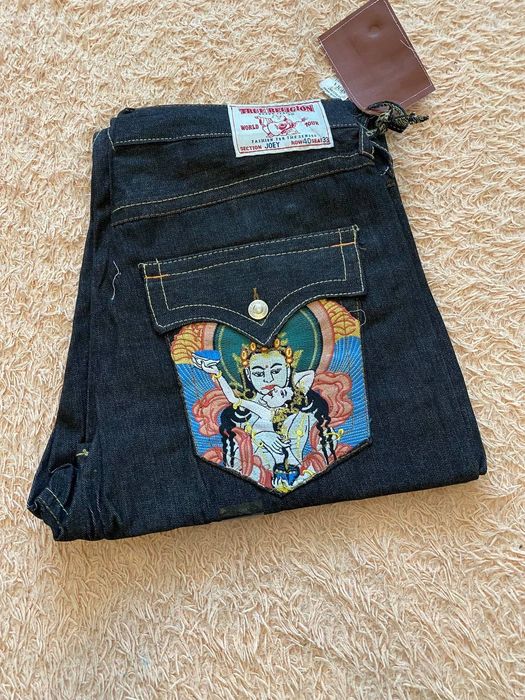 широкие джинсы True Religion