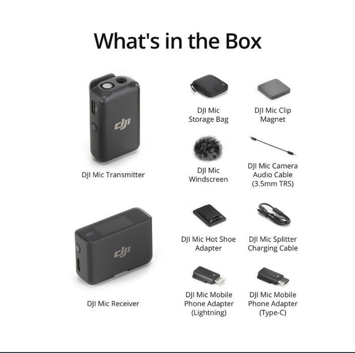 Dji петличка микрафон,mikrafon petlichka universal Dji