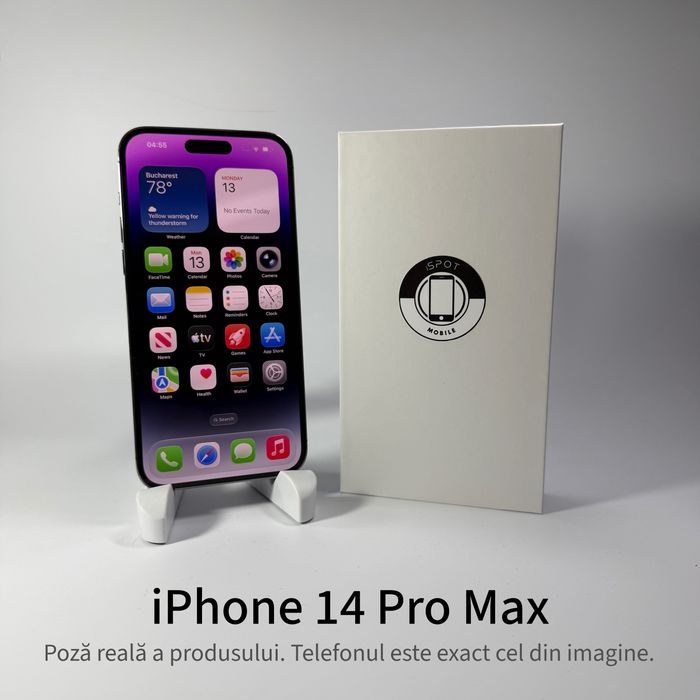 ispotmobile.ro   iPhone 14 Pro Max 256GB Purple Garanție 2 ani