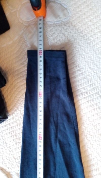 Синя мъжка риза без яка с дълъг ръкав Livergy №48-50