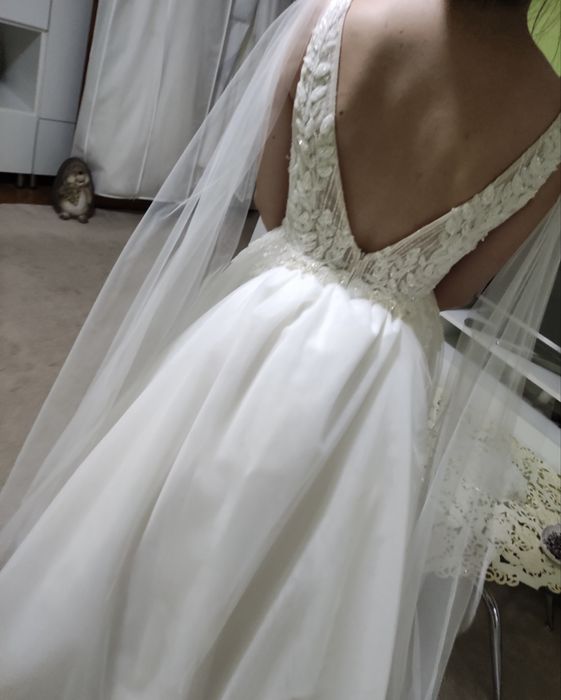 Rochie de mireasa tip A , model deosebit, S