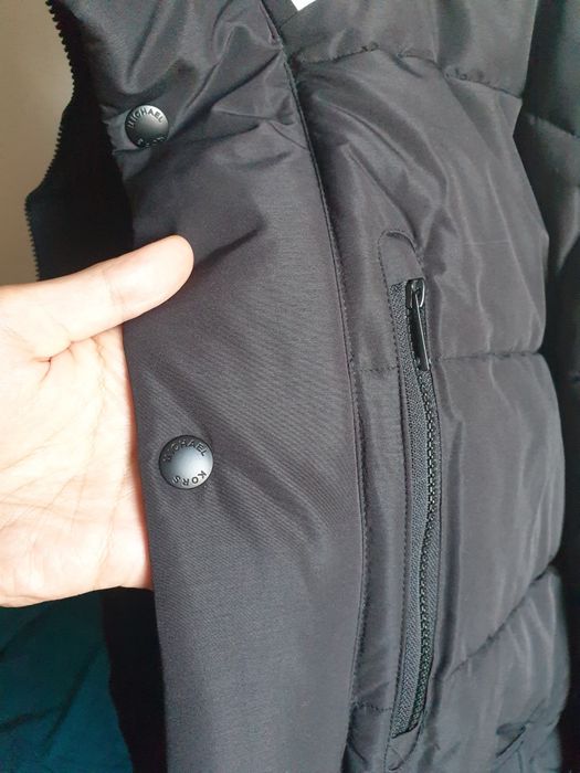 Geaca Michael Kors neagra de iarna XL noua