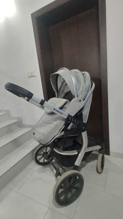Комбинирана Детска Количка 3 в 1 KikkaBoo - Irene, сива