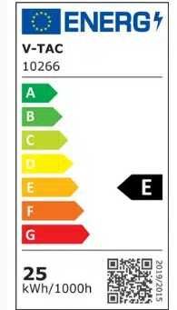 LED 25W Магнитно тяло Ъгъл за Релса Открит Монтаж V-tac Slim L форма