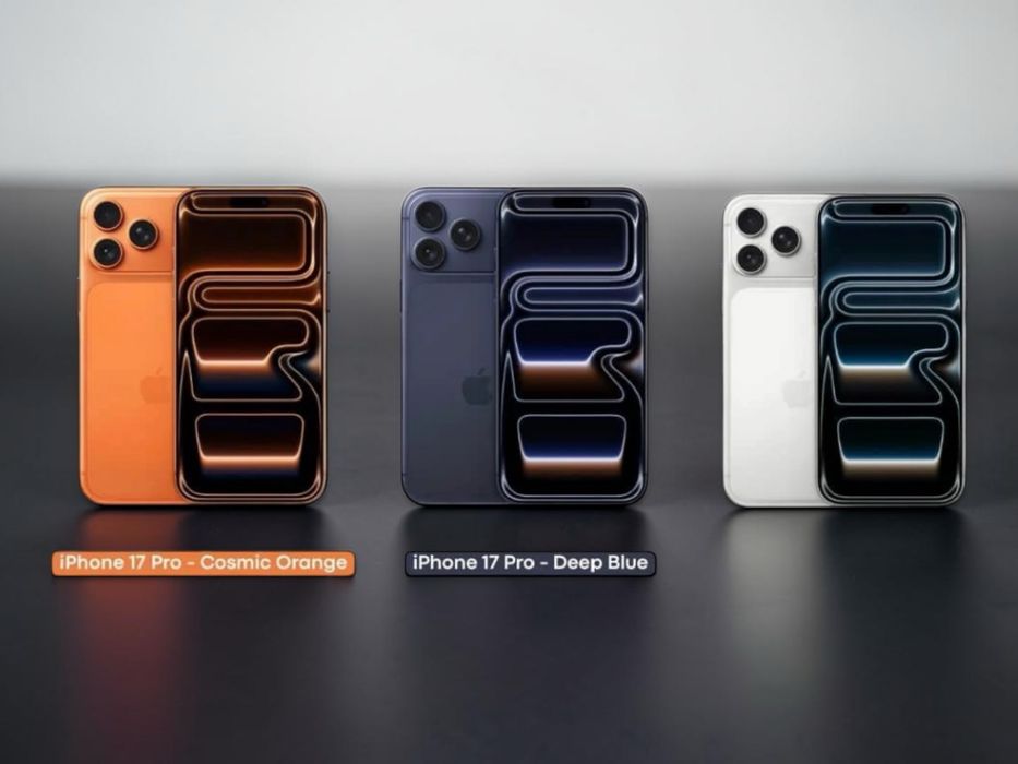 Apple iPhone 17 Pro 512GB Cosmic Orange / Deep Blue / Silver НЕРАЗПЕЧАТАНИ! Гаранция!