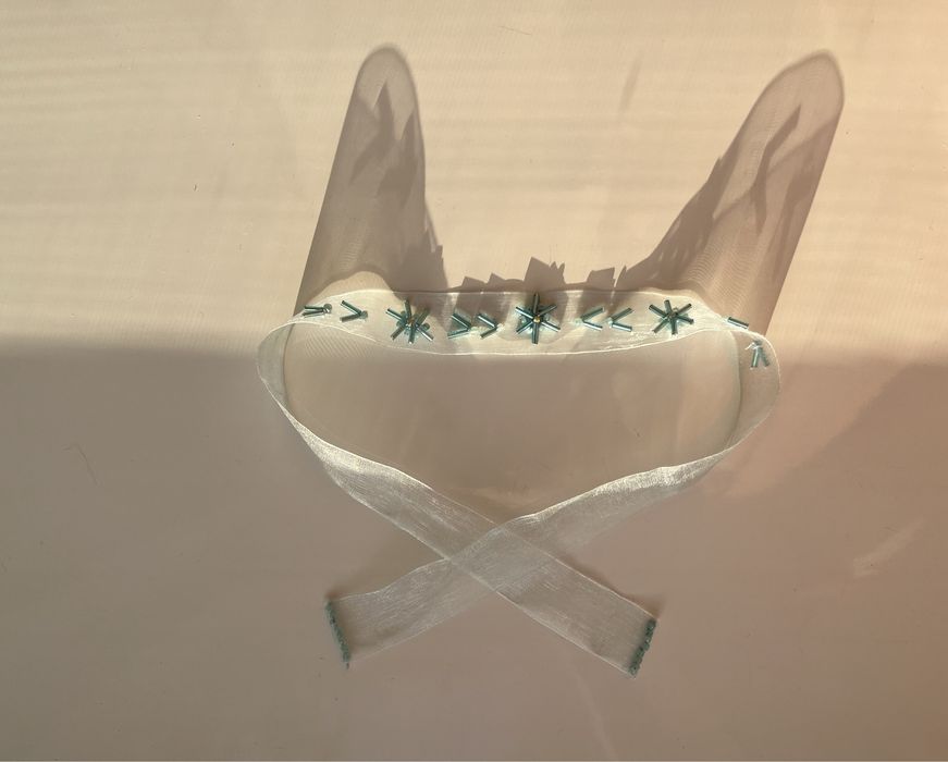 Чокер нежный, голубой