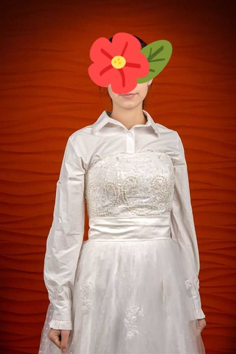 Yangi kiyilmagan kelin kuylak sotaman