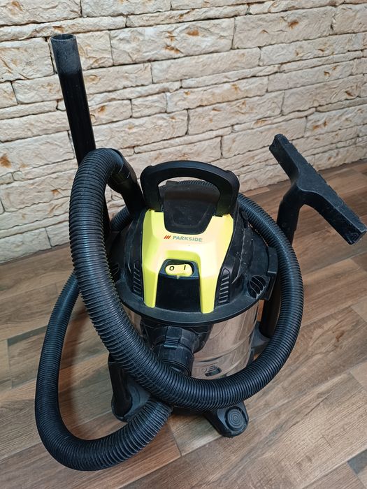 Прахосмукачка за Сухо и Мокро Почистване PARKSIDE 1300W 19.8L ИНОКС PWD 20 A1