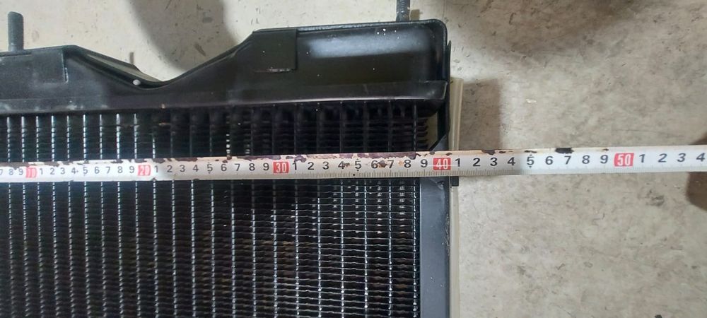 Radiator tractor Massey ferguson 135 nou din cupru original cu 3 rindu