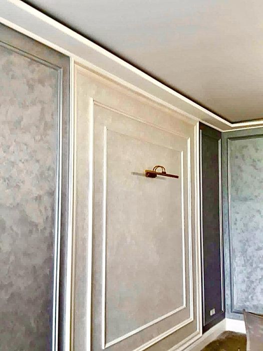 Отделочные работы: обои,  левкас, покраска,   декоративная штукатурка