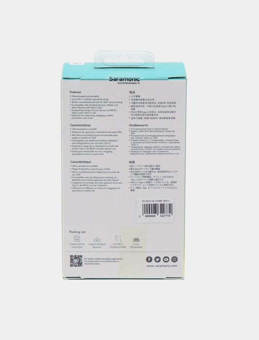 Представляем беспроводной петличный микрофон Saramonic Blink100 B6 Typ