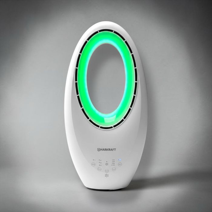 Ventilator fără pale – 60W, 3 viteze, timer, design modern