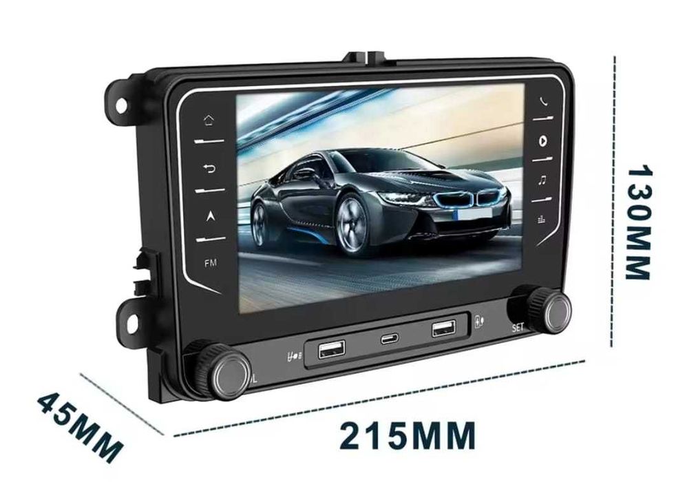Navigatie Android  14 4GB RAM + 64GB ROM  VW / Skoda / Seat Model NOU