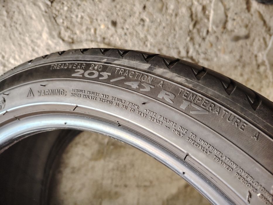205/45 R17 Michelin Primacy de vară cu buză pt jante