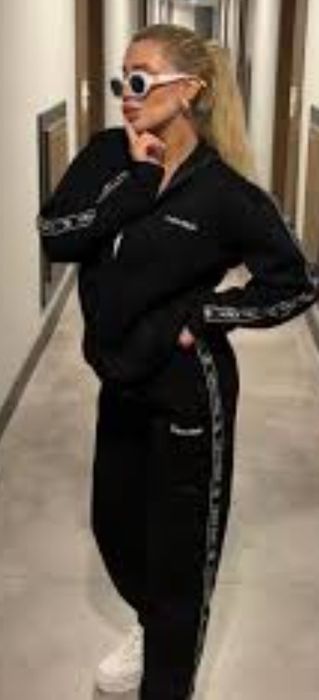 Комплект шанел черен хл кафяв л