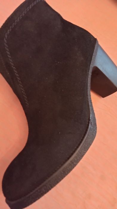 Замшевые сапожки Rieker