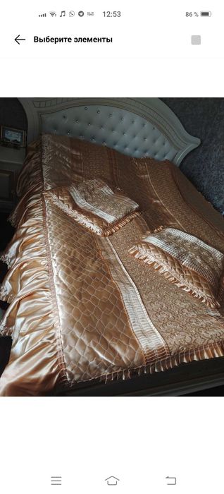 Продам покрывало с подушками