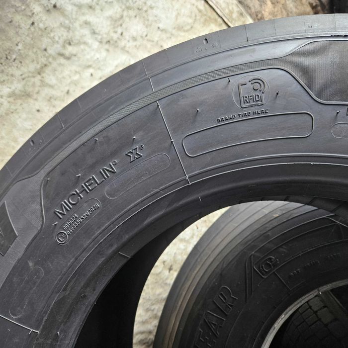 2 Нови гуми 355/50R22.5 Michelin X Multi Z 156K DOT2725 made in Spain