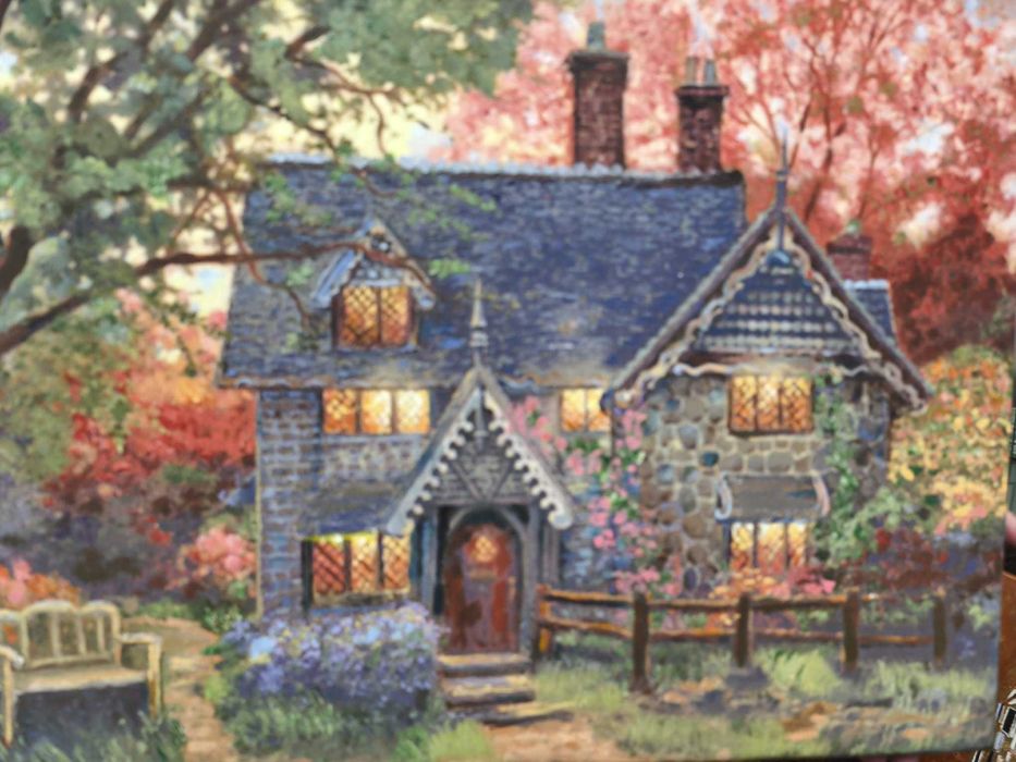 Tablouri si picturi handmade cu foita de aur-decoratiuni